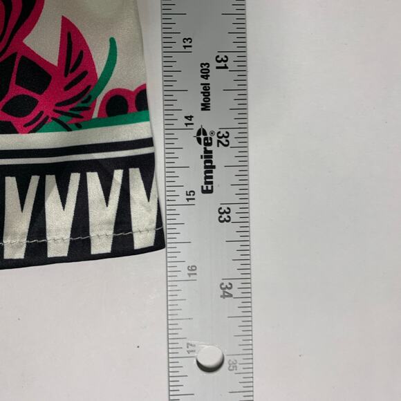 Dao Chloe Dao M Womens Wide Leg Satin Pull On Pants Floral Resort - Picture 7 of 9